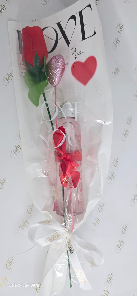 Confezione rosa&cuore