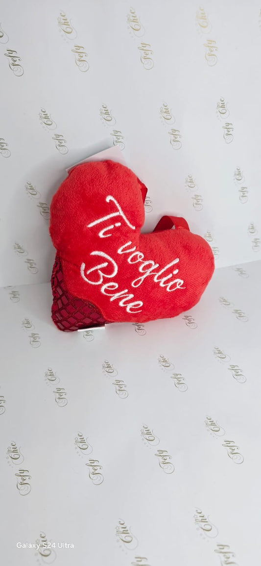 Cuscino cuore piccolo appendibile